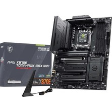 MSP MB Mag X870E Tomahawk Max Wıfı Am5 Ddr5 8400MHZ(OC) Usb4 4x M.2 HDMI 2x Type-C Dp 5g Lan Wıfı 7 Rgb Atx
