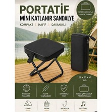 MSP Mini Kamp Sandalyesi Hafif El Çantası Boyutunda Portatif Taşınabilir Piknik Taburesi