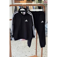 Noble Kids Çocuk Eşofman Takımı Logo Nakışlı Siyah