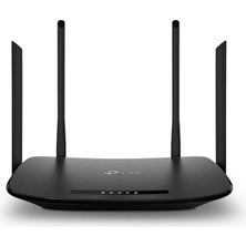 MSP Archer VR300, AC1200 Mbps Kablosuz Dual-Band Fiber Destekli Vdsl/adsl Modem Router, 4 Ethernet Portu ve 4 Harici Anten, Tether Uygulaması ile Kolay Kurulum