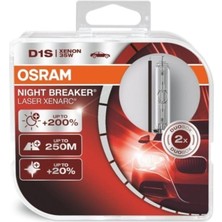 MSP D1S Night Breaker Laser Xenon AMPÜL%200 Parlak Işık 2 Adet