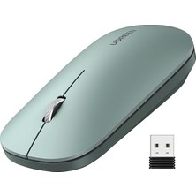 MSP Kablosuz Fare, 2,4 Ghz USB Bağlantısı, Maks. 4000 Dpi, 18 Ay Pil Ömrü. Pc, Mac, Dizüstü Bilgisayar, Windows 11, 10, 8.1, 7, Macos, Linux ile Uyumlu (Yeşil)