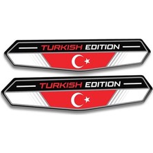 MSP Edition Türk Bayraklı 3D Sticker