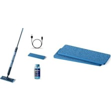 MSP Oneup 5000 Serisi Kablosuz Elektrikli Mop XV5113/01 ve Yedek Değiştirilebilir Ped XV1882/20, Sert ve Hassas Zeminler Için 2 Parça Set