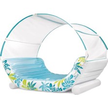 aklow akyoleticaret 56294 Tropikal Gölgelikli Ada Yatak 224 Cm; Su Sporları, Plaj Malzemesi, Şişme Ürün, Yüzme Aksesuarı, Kamp, Dalış, Güvenlik