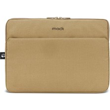 MSP MCE-1503 14.1" Nova Eco Çevre Dostu 13-14 Inç Yeni MacBook Pro Için Kılıf, Aksesuar Bölmeli Laptop Kılıfı, Ykk Fermuarlı Notebook & Tablet Kılıfı, Camel