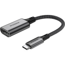 MSP C Displayport Adaptörü 8K@60Hz 4K@240Hz 2K@360Hz, Thunderbolt 3/4/5 Uyumlu, Type C Dp Adaptörü, iPhone 15 16 17 Serisi, MacBook iPad Pro Air, Imac, S26, Surface Pro, Dell Vb. - 0.2 Metre