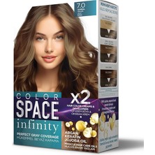 MSP Space Infınıty Set Saç Boyası 7.0 Kumral