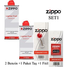 MSP Benzin+1 Paket Taş+ Fitil Seti