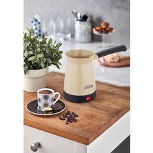 MSP SCM-2969 Türk Kahve Makinesi – Elektrikli Cezve, 5 Fincan Kapasite, 400 ml Su Kapasitesi,tabanı Paslanmaz Çelik, 700W, Krem