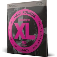 MSP ENR71 Bas Gitar Tel Seti, Half Round Bass, Regular Lıght
