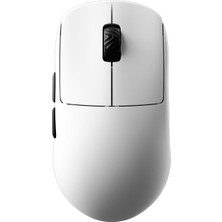 MSP V8 8k Hz Pixart 3950 Sensör Beyaz Kablosuz Simetrik Gaming Mouse