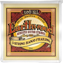MSP Ball P02061 Earthwood 5-String Banjo Frailing Loop End 80/20 Bronz Akustik Gitar Dizeleri, 10-24 Gauge