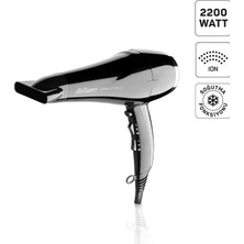 MSP AR5007 Shiny Iyonlu Saç Kurutma Makinesi, 2200W, Siyah