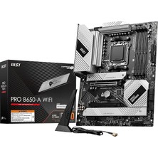 MSP Pro B650-A Wıfı Am5 Ddr5 7600MHZ(OC) HDMI Dp 3x M.2 USB 20 Gbps 2.5g Lan Wı-Fı 6e Atx