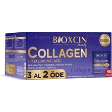 MSP Beauty Collagen Toz Saşe 10.000 Mg – Tip 1 & Tip 3 Hidrolize Kolajen, Keratin, Biotin, C ve E Vitamini, Hyaluronik Asit – Ananas Aromalı – 3 Al 2 Öde