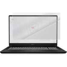aklow akyoleticaret Msi WS76 11UM Uyumlu 17.3 Inç Mat Ekran Koruyucu, 9h Temperli Nano Esnek Cam, Parmak Izi ve Parlama Önleyici, 16:9