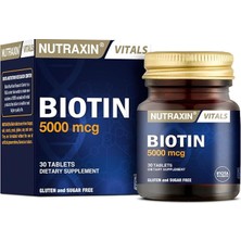 MSP Vitals Biotin 5000 Mcg 30 Tablet Takviye Edici Gıda