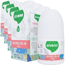 MSP Doğal Roll-On Teen Girl Genç Kız Deodorant Ter Kokusu Önleyici Bitkisel Lekesiz Vegan 50 ml (4 Paketi)