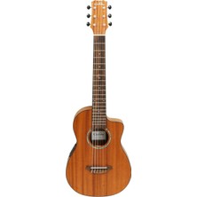 MSP Mini Iı Mh-Ce Seyahat Boyu Gitar - Hareket Halindeyken, Tüm Maun, Küçük Gövde, 2 Bantlı Eq ve Dahili Tuner Özelliğine Sahip MG102 Preamplı Akustik-Elektro Kesit Gitar Için Mükemmel