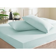MSP Color Dreams Ranforce Çift Kişilik Fitted Çarşaf Seti Mavi
