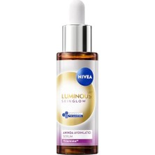 aklow akyoleticaret LUMINOUS630 Skin Glow Anında Aydınlatıcı Serum 30 Ml, Eşit Cilt Tonu, Nemlendirme, Leke Karşıtı Thiamidol, Niasinamid, Aloe Vera
