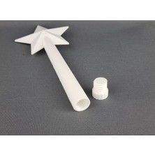 MSP Wand Salt & Pepper Shaker - Sihirli Değnek Şeklinde Eğlenceli Tuzluk ve Baharatlık - Mutfak Için Yaratıcı Dekoratif Aksesuar - Gastronomi Tutkunlarına Özel Sihirli Hediye