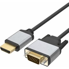 MSP HDMI To VGA Dönüştürücü Kablo 1080P 60Hz Full Hd – Hdtv HDMI Çıkıştan VGA Monitör Projeksiyon Bağlantı Kablosu – Tek Yönlü Görüntü Aktarımı (Hdtv To Vga) | ZR1162