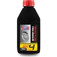 aklow akyoleticaret Dot 4 500 Mililitre Fren Hidrolik Yağı; Fren Sıvısı, Otomobil, Motosiklet (Üretim Yılı: 2026)