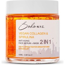 MSP N.y.c. Vegan Kolajen Anti Aging-Yaşlanma Karşıtı Durulanmayan Maske Etkili Serum 100 ml