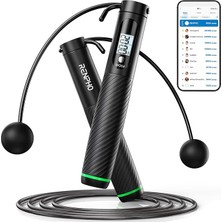 MSP Intelligentes Springseil Mit Zähler, Kabelloses Springseil Verstellbar, App Analysedaten, Springseil Fitness Herren Frauen Kinder, Crossfit Trainingsausrüstung