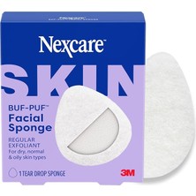 MSP Dermatolog Tarafından Geliştirilen Düzenli Yüz Süngeri, Kırılmaya ve Siyah Noktalara Neden Olan Derin Kirleri ve Makyajı Giderir, Yeniden Kullanılabilir, Peeling Yapan, Beyaz, 1 Adet