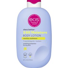 MSP Shea Better Vücut Losyonu Vanilyalı Kaşmir, 24 Saat Nem Cilt Bakımı, Hafif ve Yağsız, Doğal Shea, Vegan, Vanilya Vücut Losyonu, 16 Fl Oz