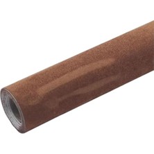MSP Yapışkanlı Kadife Görünümlü Araç Folyosu, Otomobil Iç Mekanlar Döşeme Mobilya ve Takı Çekmecesi Için (Kahverengi, 60X150 Cm)
