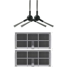 aklow akyoleticaret Hepa ve Yan Fırça-4 Parça, Dreame L10S Pro Ultra Head ile Uyumlu