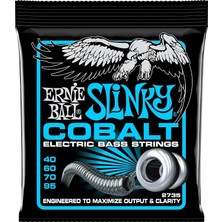 MSP Ball Ekstra Slinky Kobalt Elektrik Bas Telleri, Ölçü 40-95