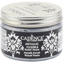 MSP Metalik Esnek Rölyef Pasta MF06 Gümüş 150ML
