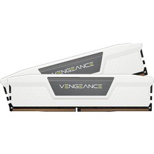 MSP Vengeance Ddr5 Ram 32GB (2X16GB) 6400MHZ CL36-48-48-104 1.35V Amd Expo Intel Xmp 3.0 Masaüstü Bellek – Beyaz (CMK32GX5M2B6400Z36W)