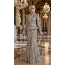 Perfect Mega Store New Elegans Tamamı Payetli Abiye ELBISE-2508