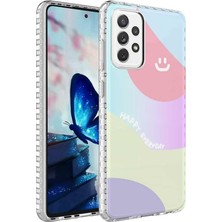 MSP Samsung ile Uyumlu Galaxy A33 5g Kılıf Silikon Yumuşak Airbag Kenarlı Darbe Korumalı Renkli Desenli Kapak Elegans No7