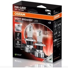 MSP LED H4 Night Breaker Far Ampulü, Tüvtürk Onaylı 12V 20/19W, 330% Daha Parlak, 5 Yıl Garantili, 2'li Paket