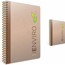 MSP 73587 Defter A4 Envıro Spiralli Kraft 100 Yaprak Çizgili 1791