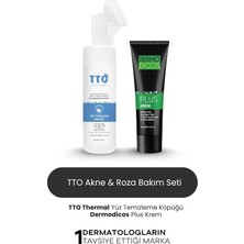 MSP Thermal Akne ve Rozasea Bakım Seti, Yüz Temizleme Köpüğü 200ML ve Dermodicos Plus Krem 30ML