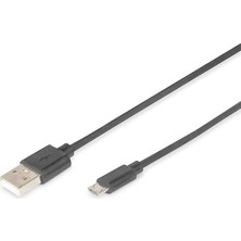 MSP AK-300127-018-S USB Bağlantı Kablosu, Tip A - Micro B M/m, 1.8m, USB 2.0 Uyumlu, Bl