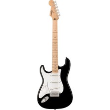 MSP Sonic Stratocaster Left-Handed Black Solak Elektro Gitar
