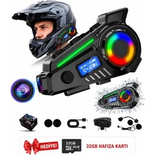 MSP K19 Kameralı Kask Kulaklığı Motosiklet Interkom Bluetooth 5.4 Gps Sürüş Kayıt Cihazı