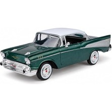 MSP 1:24 1957 Chevy Bel Air Die-Cast Metal Model Araba, Koleksiyonluk Klasik Amerikan Otomobili MM-73228