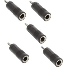 MSP Adet 6.3mm Aux Ses Stereo Siteryo 3.5mm Çevirici Jack Jak Dönüştürücü Adaptör Kalın