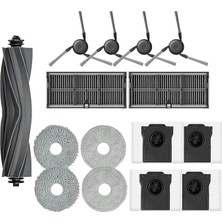 MSP X40 Ultra Complete L40 Ultra Ae/ce X40 Master Mova P10 Pro P50 Pro Ultra Mop Pads/toz Torbası X4 Için Yedek Parça Aksesuarları; Hepa Filtresi X2; Ana Fırçalar X1; Fırçalar