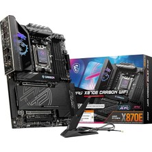 MSP Mpg X870E Carbon Wıfı Am5 Ddr5 8400MHZ(OC) Usb4 4x M.2 HDMI 5g Lan 2.5g Lan Wıfı 7 Rgb Atx